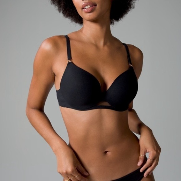 Soma NWT Bodify Perfect Coverage Bra 40DDD Black T-Shirt Underwire Adjustable - Picture 15 of 16